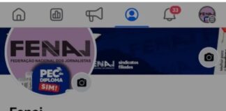 Meta bloqueia página da FENAJ no Facebook e impede novas publicações