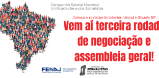 Jornais e revistas do interior, litoral e Grande SP – Vem aí terceira rodada de negociação e assembleia geral!