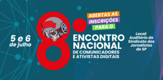 Inscrições abertas para o 8º Encontro Nacional de Comunicadores e Ativistas Digitais