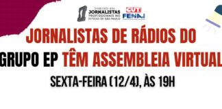 Jornalistas de rádios do Grupo EP têm assembleia nesta sexta-feira (12) Jornalistas de rádios do Grupo EP têm assembleia nesta sexta-feira (12)