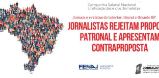 Recompor perdas e retomar direitos é fazer justiça! Jornalistas rejeitam proposta patronal e apresentam contraproposta