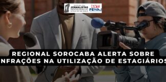 Regional Sorocaba alerta sobre infrações na utilização de estagiários