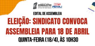 ELEIÇÃO: Sindicato convoca assembleia para 18 de abril