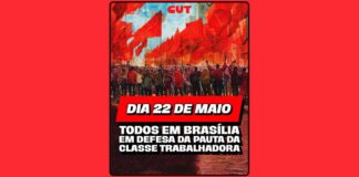 SJSP convoca categoria para Marcha da Classe Trabalhadora, em Brasília, no dia 22 de maio