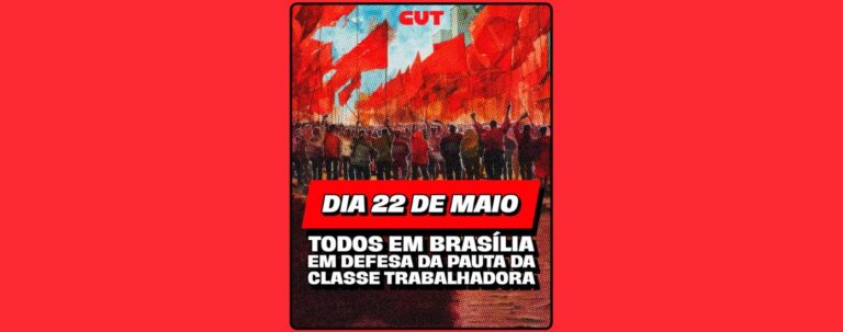 SJSP convoca categoria para Marcha da Classe Trabalhadora, em Brasília, no dia 22 de maio