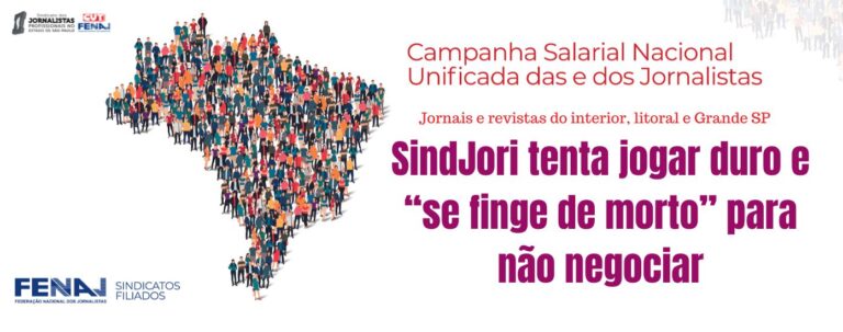 SindJori tenta jogar duro e “se finge de morto” para não negociar