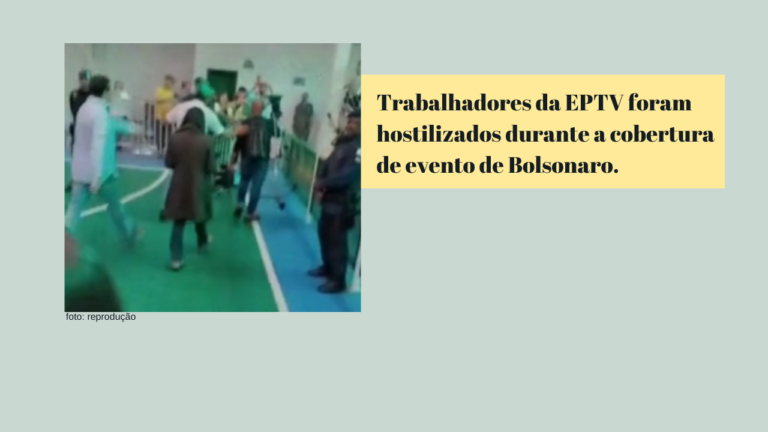 SJSP repudia agressão a jornalistas em evento em Campinas