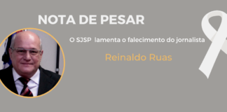 Sindicato dos Jornalistas lamenta morte do jornalista Reinaldo Ruas