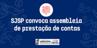 SJSP convoca assembleia de prestação de contas SJSP convoca assembleia de prestação de contas