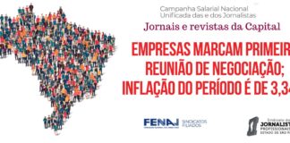 Jornais e Revistas da Capital: empresas marcam primeira reunião de negociação; inflação do período é de 3,34% Jornais e Revistas da Capital: empresas marcam primeira reunião de negociação; inflação do período é de 3,34%