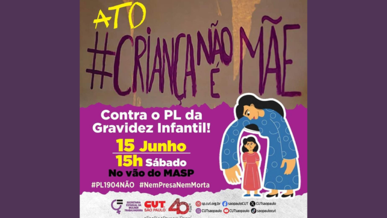 Ato Criança não é mãe
