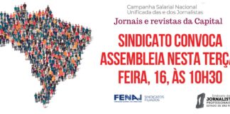 Empresas de jornais e revistas da capital enviam nova proposta à categoria: Sindicato convoca assembleia nesta terça-feira, 16, às 10h30