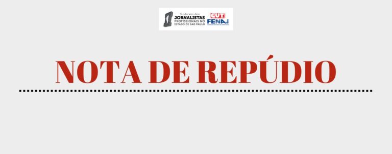 nota de repúdio