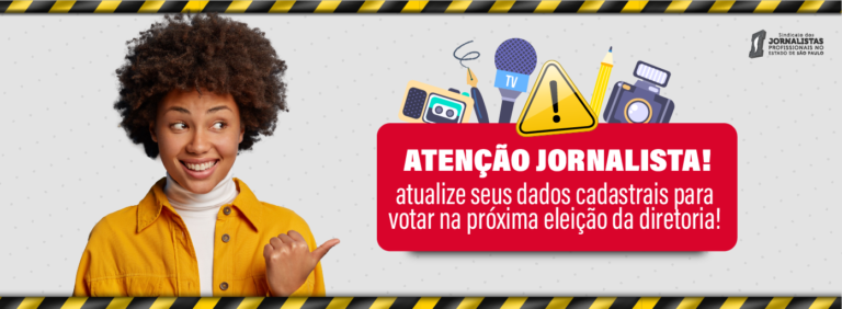 ELEIÇÃO SJSP: Jornalista, atualize seu cadastro!