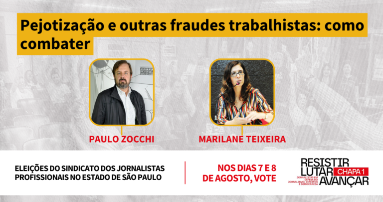 Chapa 1 promove debate sobre pejotização