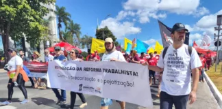 O Sindicato existe, jornalistas resistem! Em maio o SJSP esteve junto aos mais de 20 mil participantes na Marcha da classe trabalhadora em Brasília