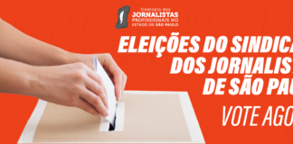 Vote nas eleições do Sindicato dos Jornalistas de SP! O processo eleitoral do Sindicato dos Jornalistas Profissionais no Estado de São Paulo (SJSP) começou!