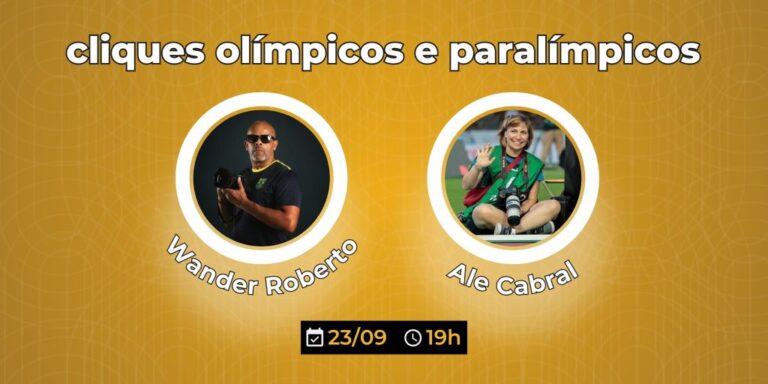 “Cliques Olímpicos e Paralímpicos” com os associados Wander Roberto e Ale Cabral