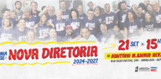 Anote na agenda: no dia 21 de setembro, acontecerá a posse da nova diretoria do Sindicato dos Jornalistas, às 15h. Anote na agenda: 21 de setembro acontecerá a posse da nova diretoria do Sindicato dos Jornalistas às 15h