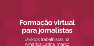 RedLabora lança formação virtual sobre direitos trabalhistas na América Latina RedLabora lança formação virtual sobre direitos trabalhistas na América Latina