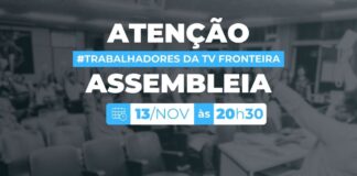 JORNALISTAS E RADIALISTAS DA TV FRONTEIRA SE MOBILIZAM CONTRA DEMISSÕES E TERÃO ASSEMBLEIA UNIFICADA NESTA QUARTA-FEIRA (13) Sindicatos dos Jornalistas e dos Radialistas realizam assembleia conjunta para ampliar ações que evitem demissões na TV Fronteira de Prudente