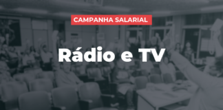 Campanha Salarial de Rádio e TV: em assembleia, categoria rejeita proposta das empresas, apresenta contraproposta e aguarda resposta dos patrões Campanha Salarial Rádio e TV: em assembleia, categoria rejeita proposta das empresas, apresenta contraproposta e aguarda resposta dos patrões