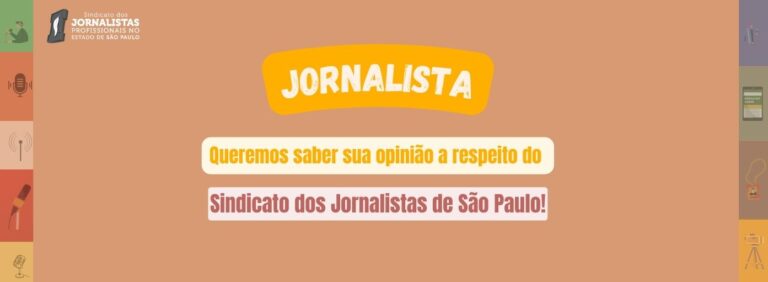 Jornalista, participe da pesquisa e ajude o sindicato!