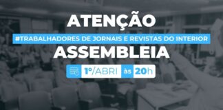 Começa campanha salarial de jornais e revistas do interior
