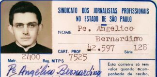 Jornalismo fez parte da vida de Dom Angélico (1933-2025), bispo que enfrentou a Ditadura Militar e defendeu a classe trabalhadora Carteira de sindicalização de Dom Angélico