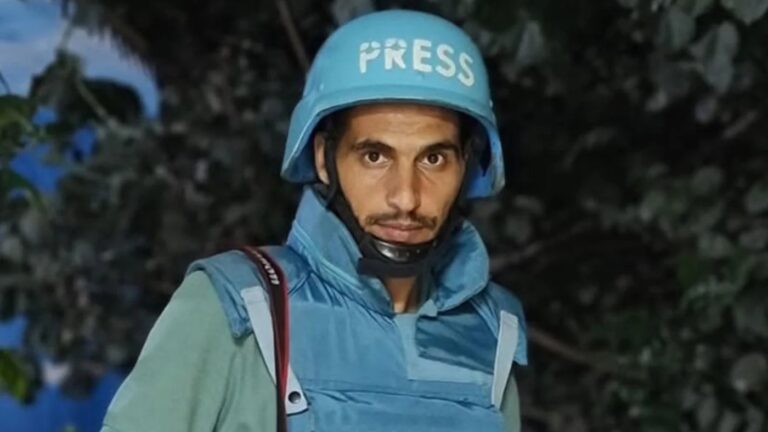 legenda: Hassan Islayeh, jornalista assassinado por Israel em 13 de maio (foto: Middle East Eyes)