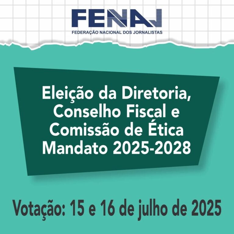 FENAJ divulga tutorial para orientar jornalistas sobre as eleições da entidade