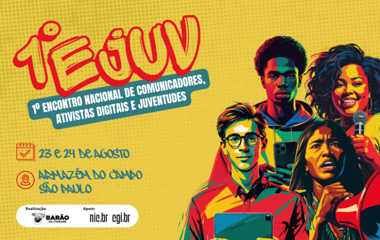 1º Encontro Nacional de Comunicadores, Ativistas Digitais e Juventudes ocorre em agosto