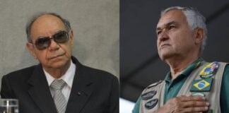 SJSP e Fenaj repudiam a torpe “homenagem” do deputado General Girão ao coronel torturador Brilhante Ustra, que agride a democracia e a lei Coronel Ustra depõe à Comissão Nacional da Verdade em 2016 (Wilson Dias/Agência Brasil). À direita: deputado federal General Girão