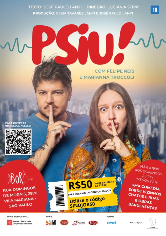 Psiu! - Uma comédia sobre vizinhos chatos e obras barulhentas.