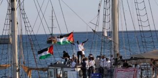 “Global Sumud Flotilha” aproxima-se de Gaza, e coordenador brasileiro a bordo concederá coletiva à mídia pela Internet, nesta quinta 18 às 10h, no Auditório Vladimir Herzog do SJSP Embarcação da "Global Sumud Flotilha", que se encontra na costa da Sicília navegando rumo a Gaza