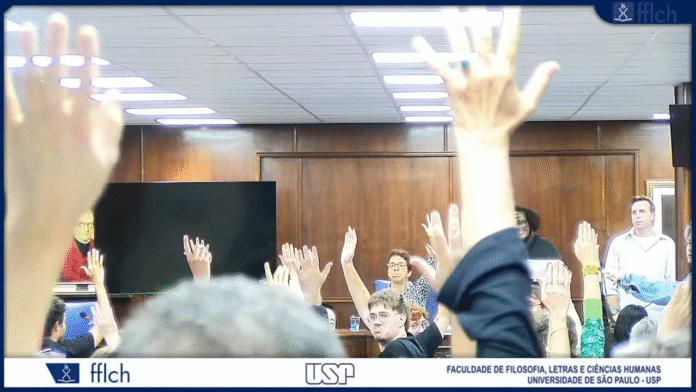 Por ampla maioria, Congregação da FFLCH decide encerrar o convênio com a Universidade de Haifa (reprodução)