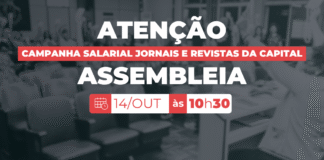 Após posicionamento da categoria, empresas apresentam nova proposta: assembleia será nesta terça-feira, às 10h30 assembleia jornais e revistas da capital