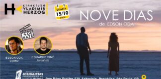 Cineclube Vladimir Herzog exibe o filme “Nove Dias” com a presença do diretor Edson Oda Cineclube Vladimir Herzog exibe o filme “Nove Dias” com a presença do diretor Edson Oda