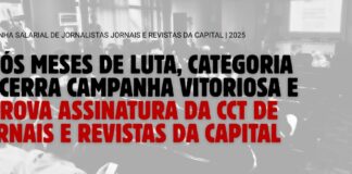 Após meses de luta coletiva, categoria aprova assinatura da Convenção Coletiva de Jornais e Revistas da Capital decorativa