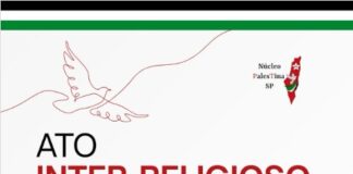 Ato inter-religioso no Sindicato dos Jornalistas manifesta solidariedade às vítimas de Gaza Decorativo