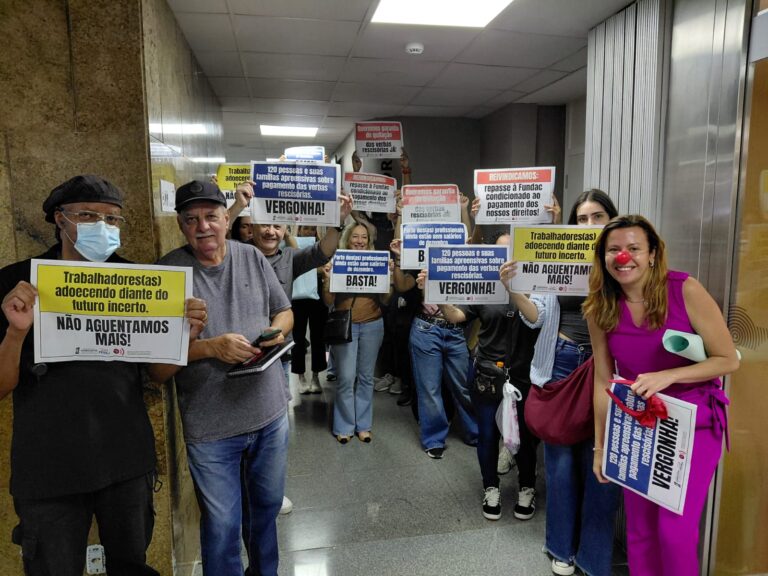Jornalistas e radialistas na Alesp