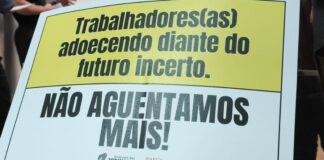 Demitidos(as) de terceirizada se reunirão com presidente da Alesp na terça-feira Manifestação Alesp/Fundac