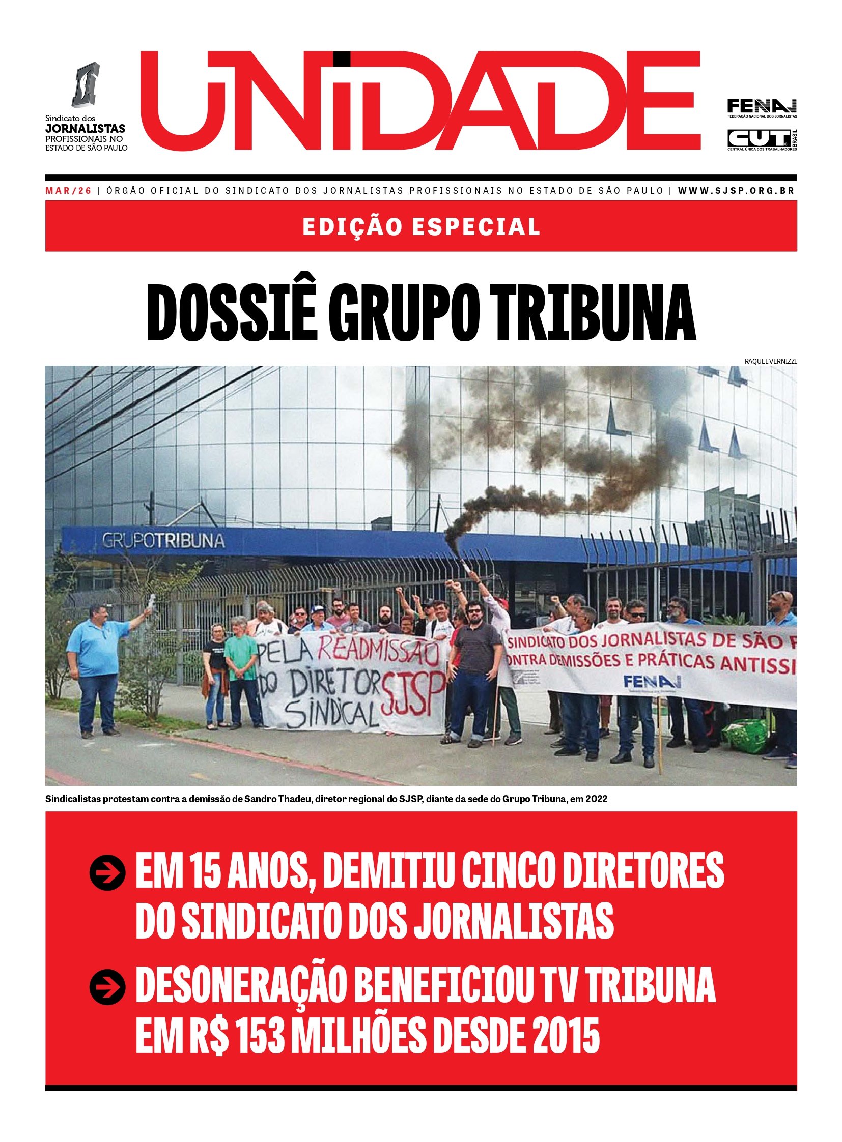 Capa unidade dossie tribuna