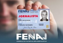 NÃO CAIA EM GOLPE! SÓ A FENAJ EMITE CARTEIRA DE JORNALISTA QUE VALE COMO IDENTIDADE PESSOAL EM TODO O BRASIL