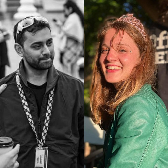 Ativistas britânicos da GSF, Zak Khan e Alice Chapman precisaram de atendimento hospitalar na Grécia após agressões sofridas