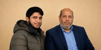 Em novo ataque a Gaza, Israel mata o filho do líder do Hamas, Khalil al-Hayya, e outros oito civis; nas negociações do “Conselho de Paz”, EUA pressionam para desarmar a resistência palestina Azzam al-Hayya, assassinado por Israel em 6 de maio, e seu pai, Khalil al-Hayya, dirigente do Hamas (foto: Irmandade Muçulmana)