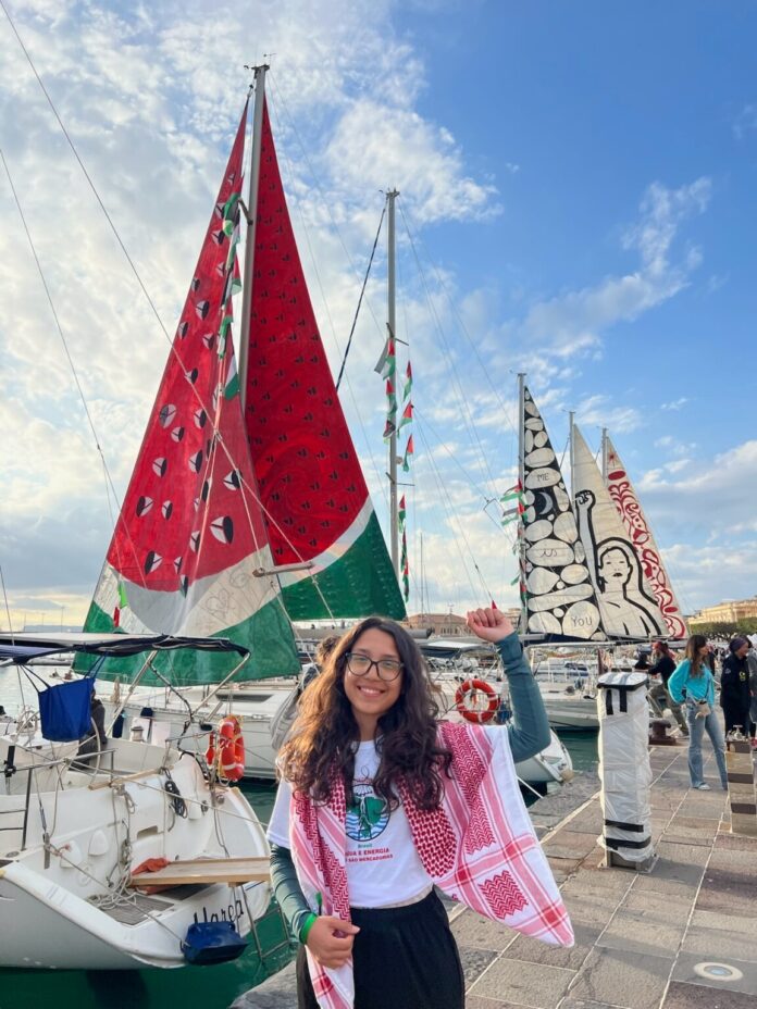Beatriz Moreira de Oliveira, militante do Movimento dos Atingidos por Barragens (MAB) que havia sido sequestrada pela Marinha de Israel (foto: arquivo pessoal)