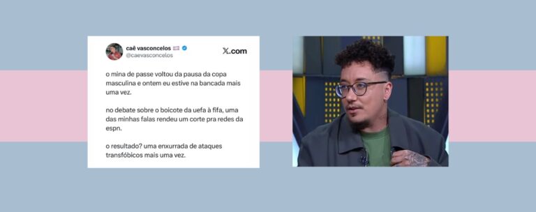 Solidariedade ao jornalista Caê Vasconcelos e repúdio aos ataques transfóbicos