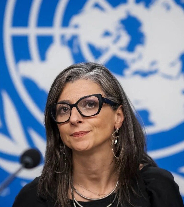 Francesca Albanese, relatora especial da ONU para a Palestina (foto: OCHA)