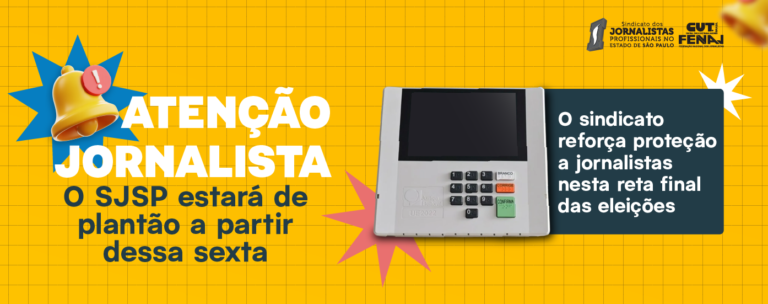 SJSP reforça proteção a jornalistas nesta reta final das eleições